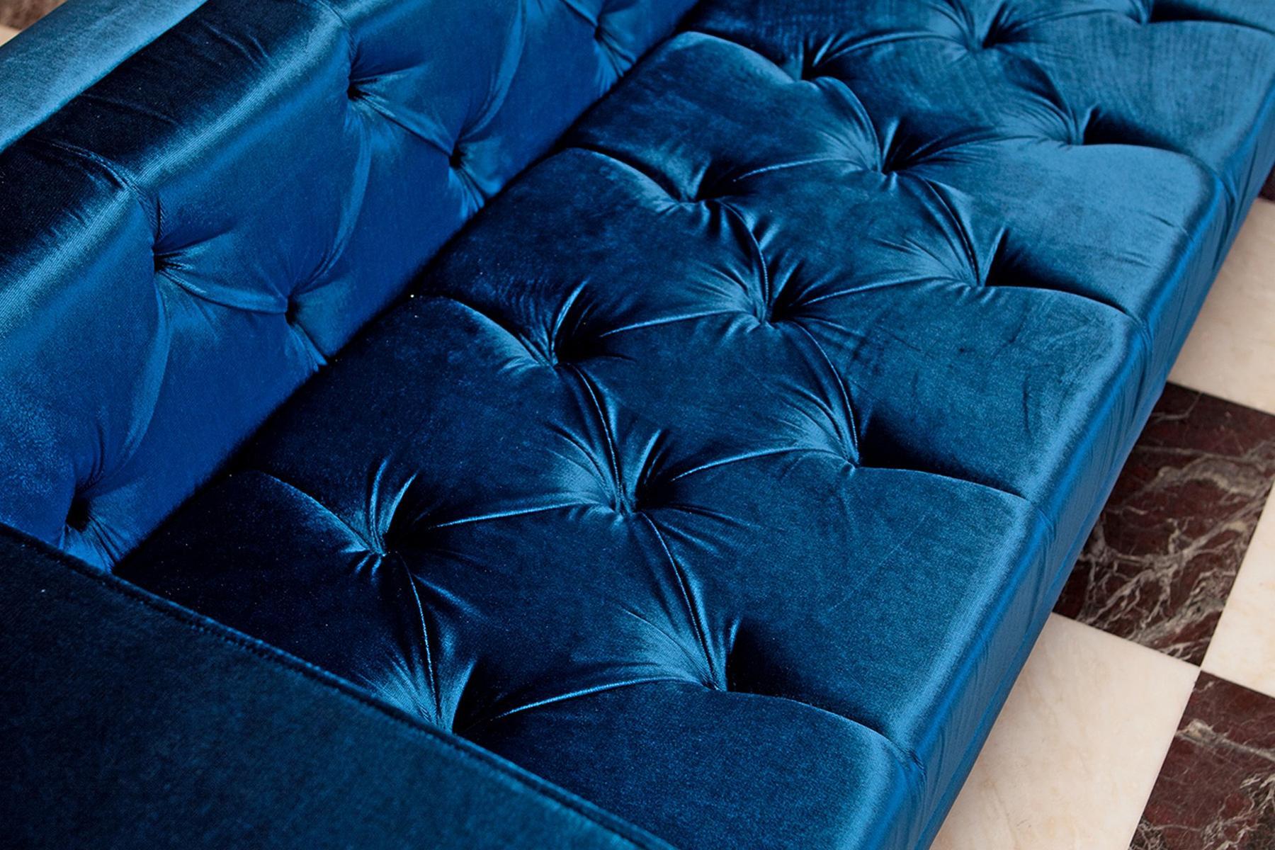 Tufted 4 seater fabric sofa | Tubby by Domingo salotti