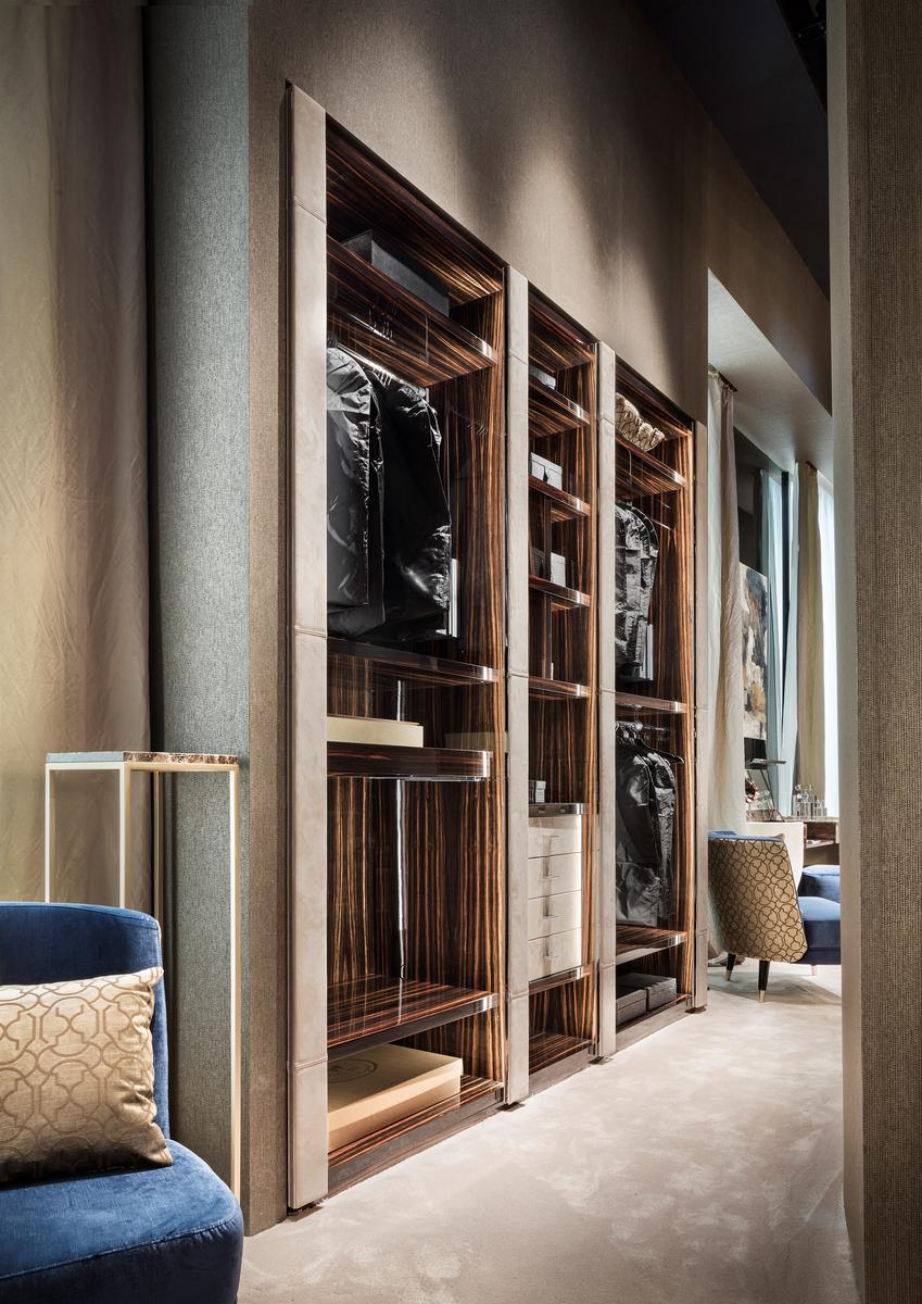 Upholstered leather armchair | Key West by Capital Collection