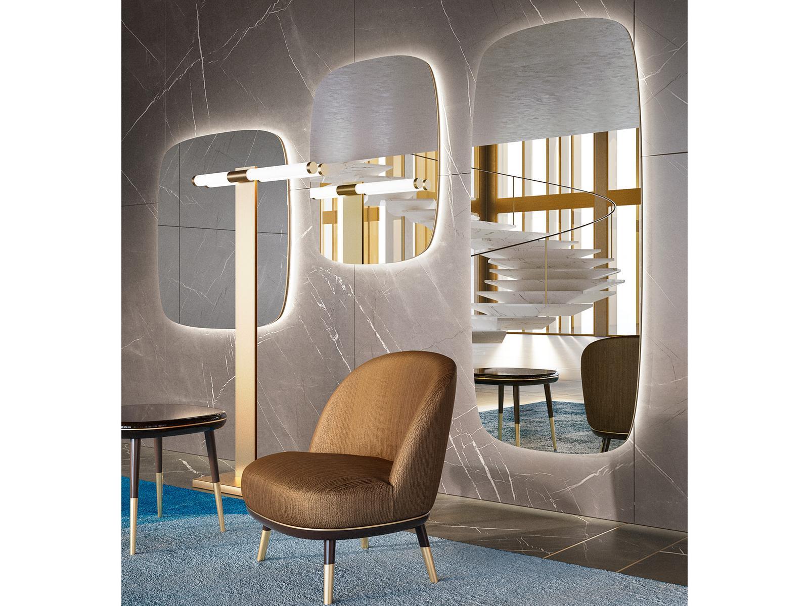 Wall-mounted mirror | Sabrina by Volpi