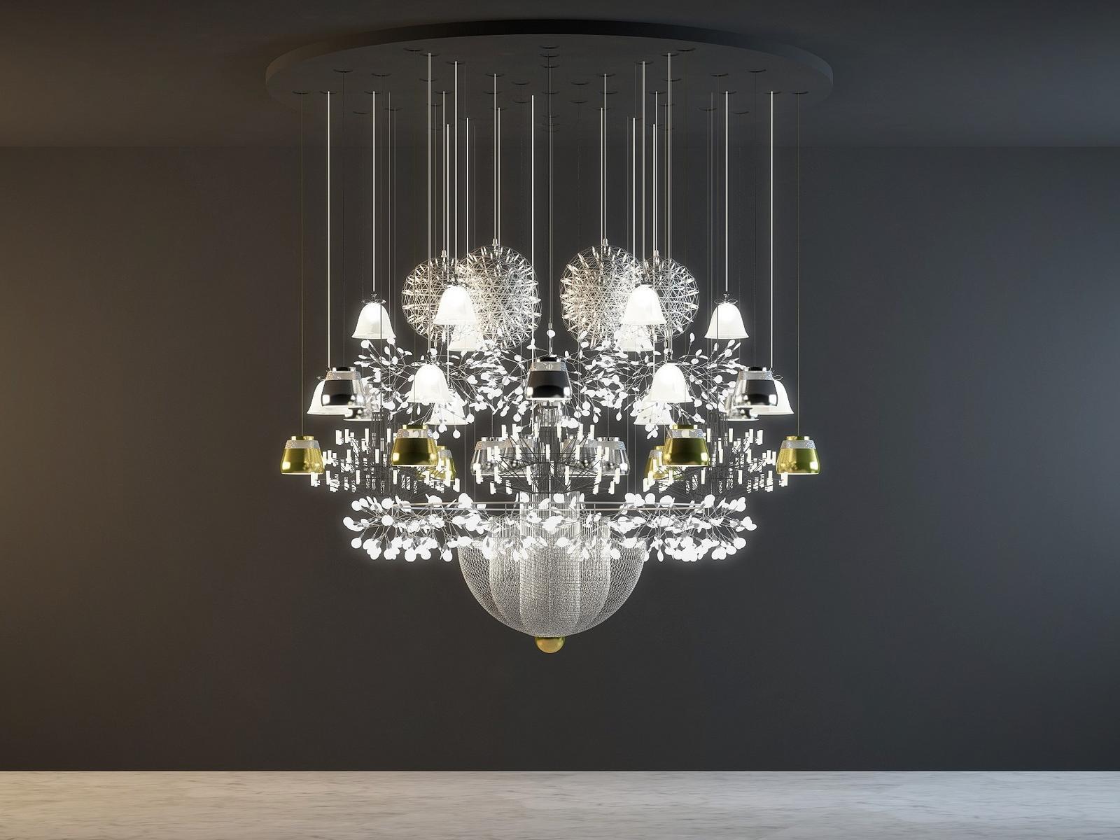 Direct light chandelier | Mega Chandelier by Moooi