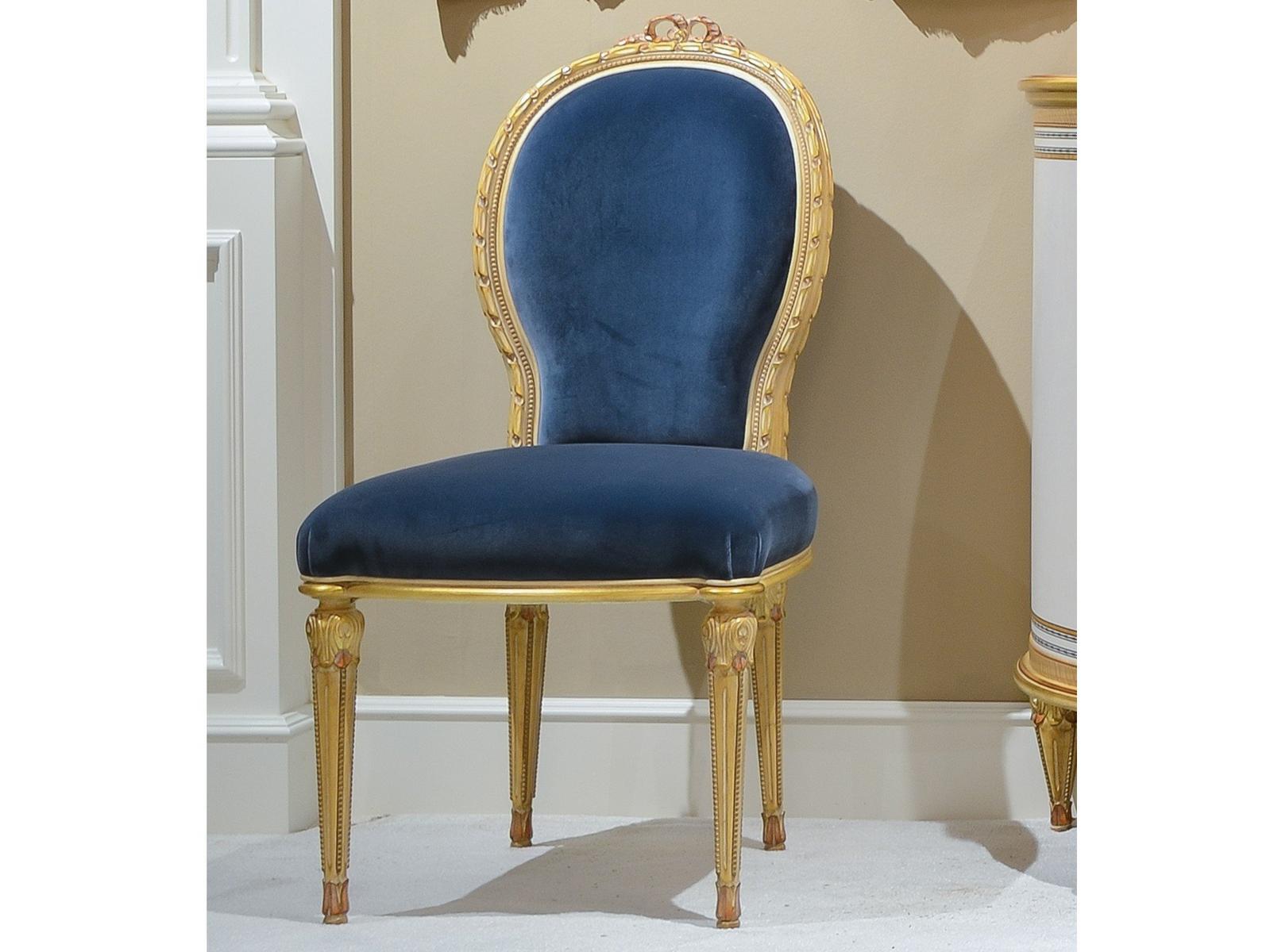 Upholstered velvet chair | 1440 by Ezio Bellotti
