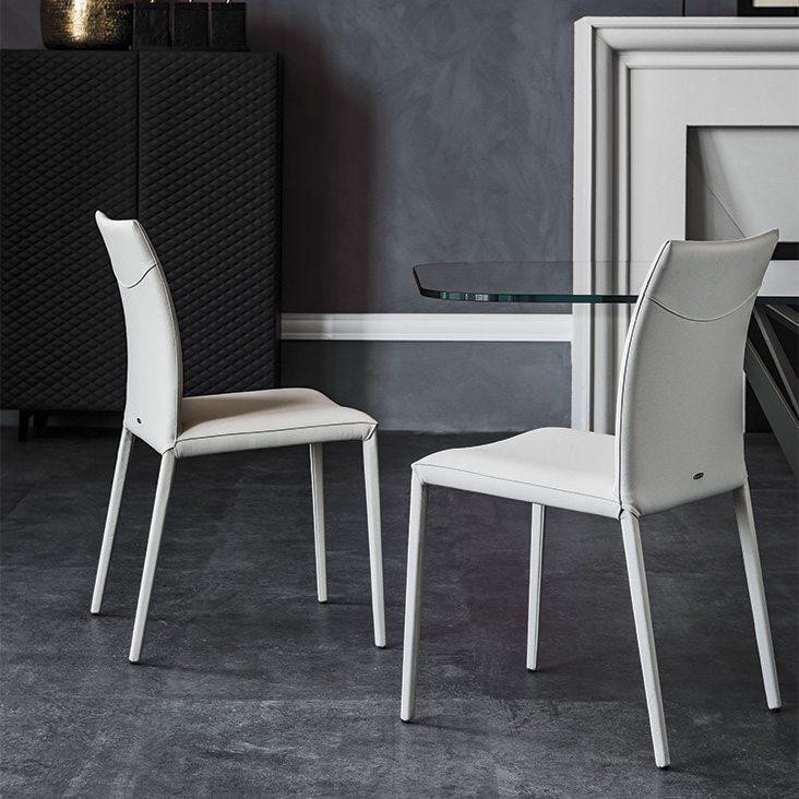Leather chair | Norma by Cattelan Italia