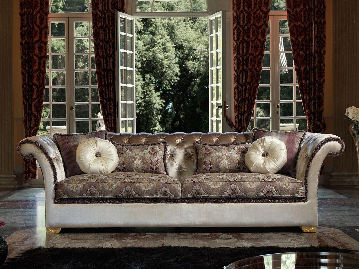 Chesterfield style tufted 3 seater sofa | Desdemona Classic by Domingo salotti