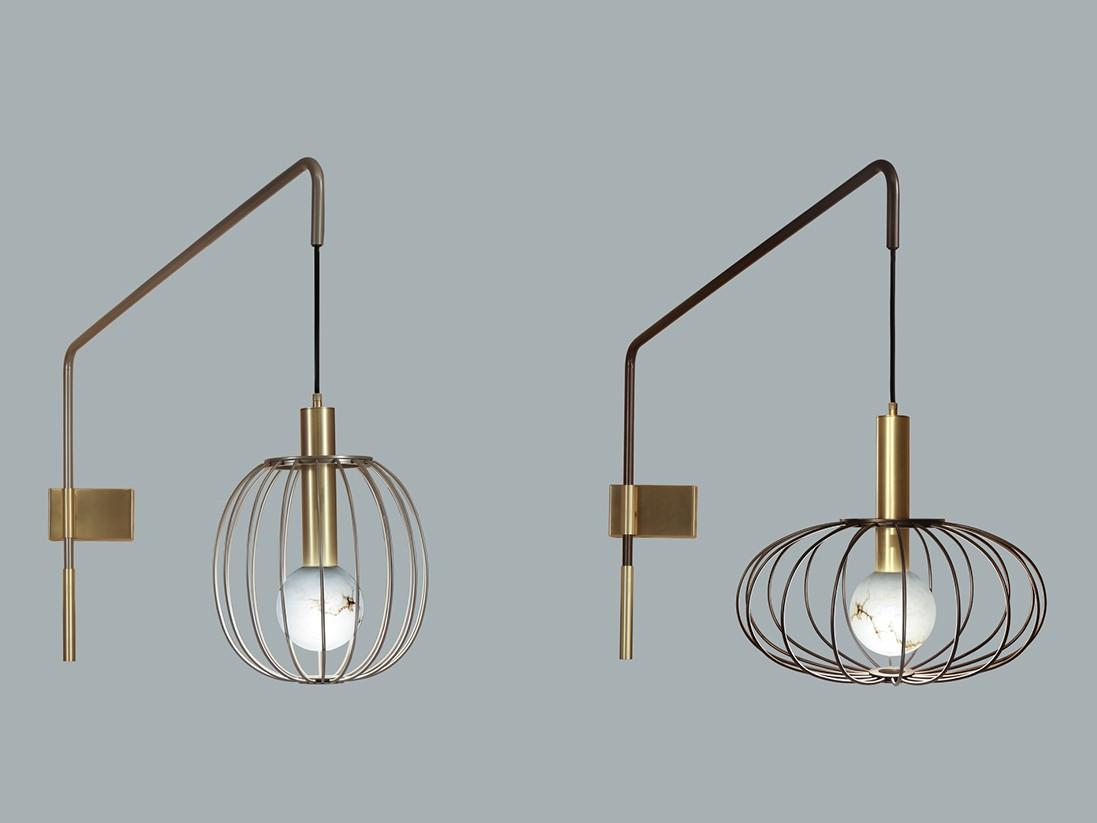 LED metal wall lamp | Lira by Borzalino