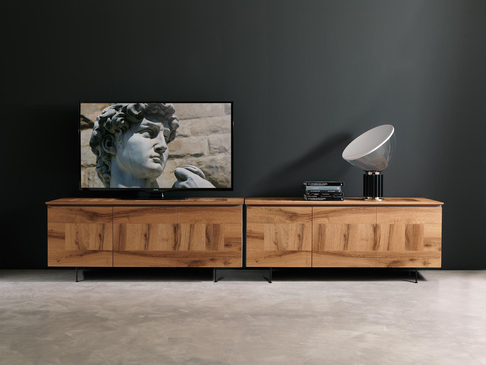 Wooden sideboard with doors | Alizèe by Ozzio Italia