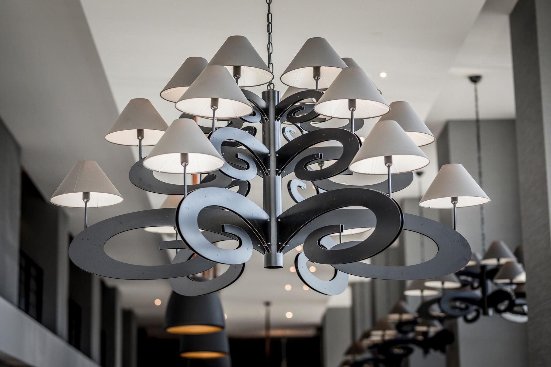 Metal pendant lamp | Lazy Sunday H18+1 by Ilfari