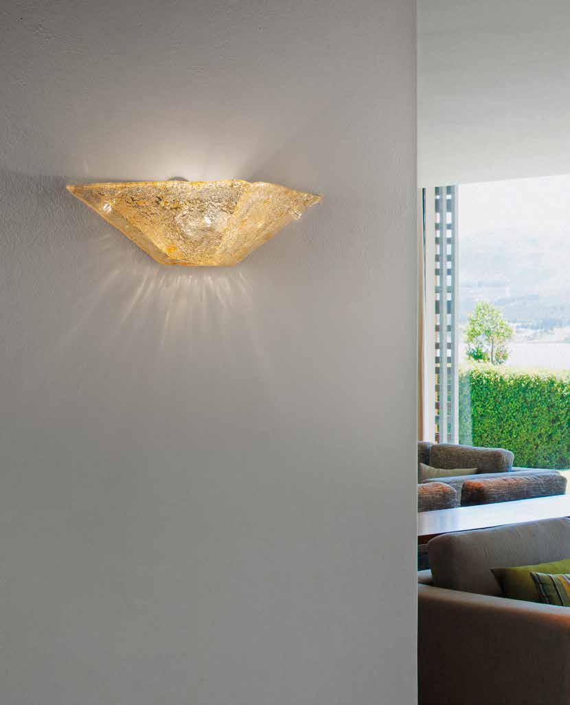 Glass wall light | Memmo by Sylcom