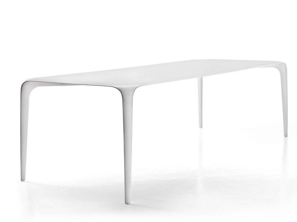 Rectangular Cristalplant® table | Link by B&B Italia