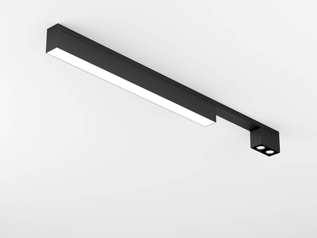 LED aluminium ceiling lamp | Spaze by Dark