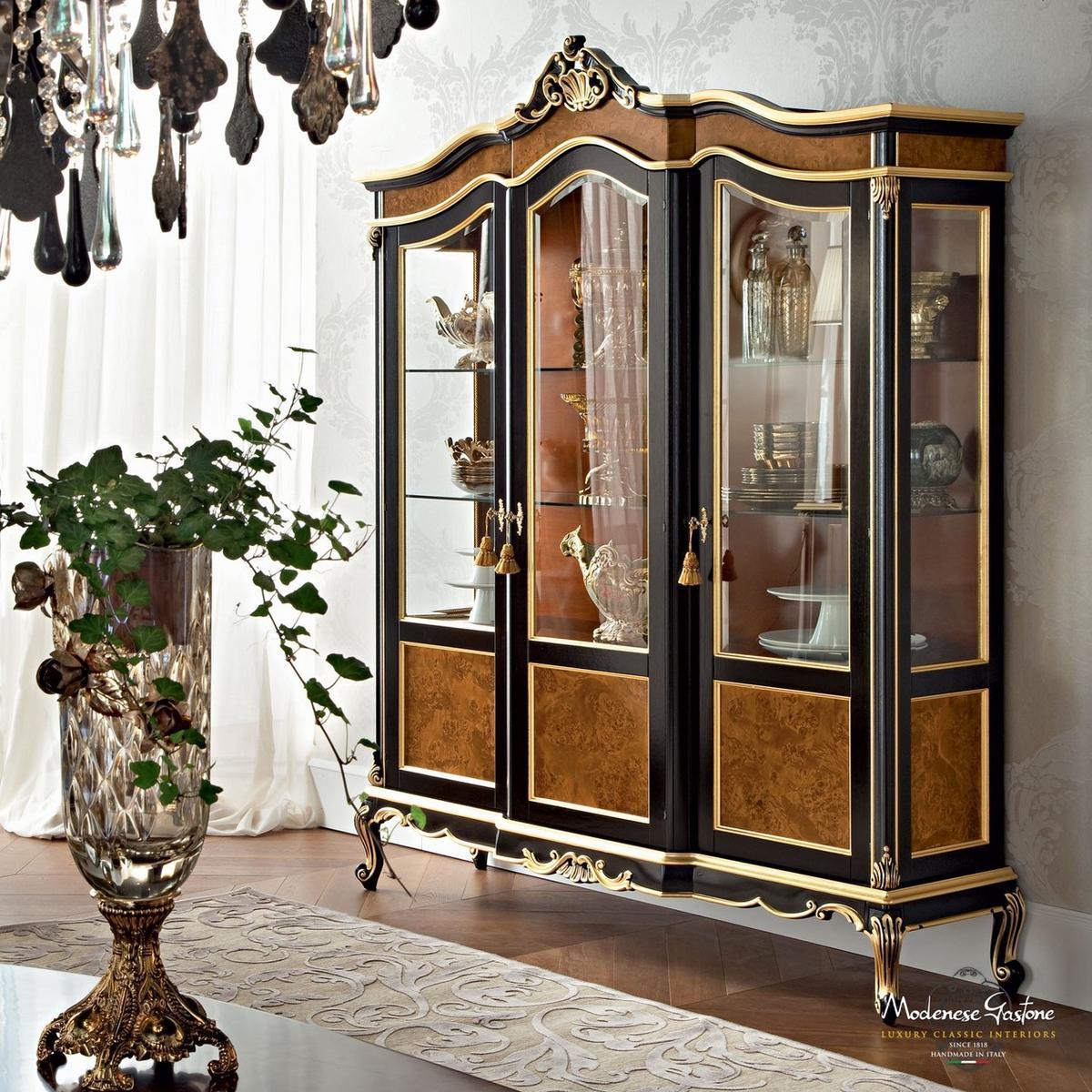 Solid wood display cabinet | 12115 by Modenese Gastone