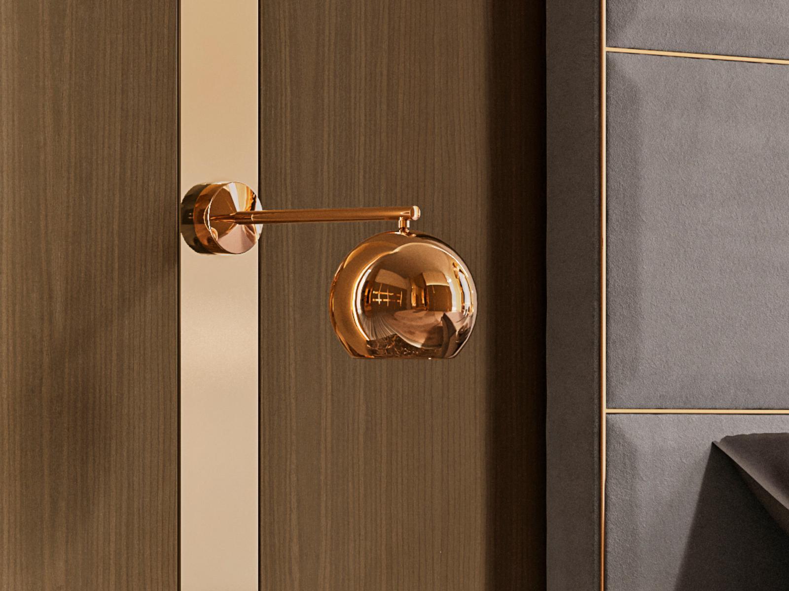 Brass ceiling lamp | Attanasio by Volpi