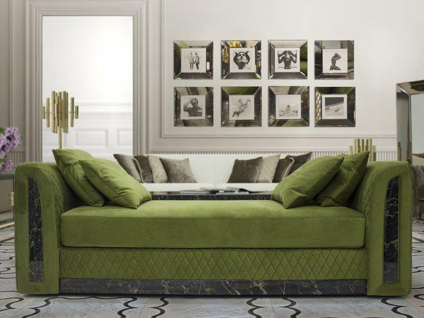 Upholstered velvet day bed | Royal by Formitalia