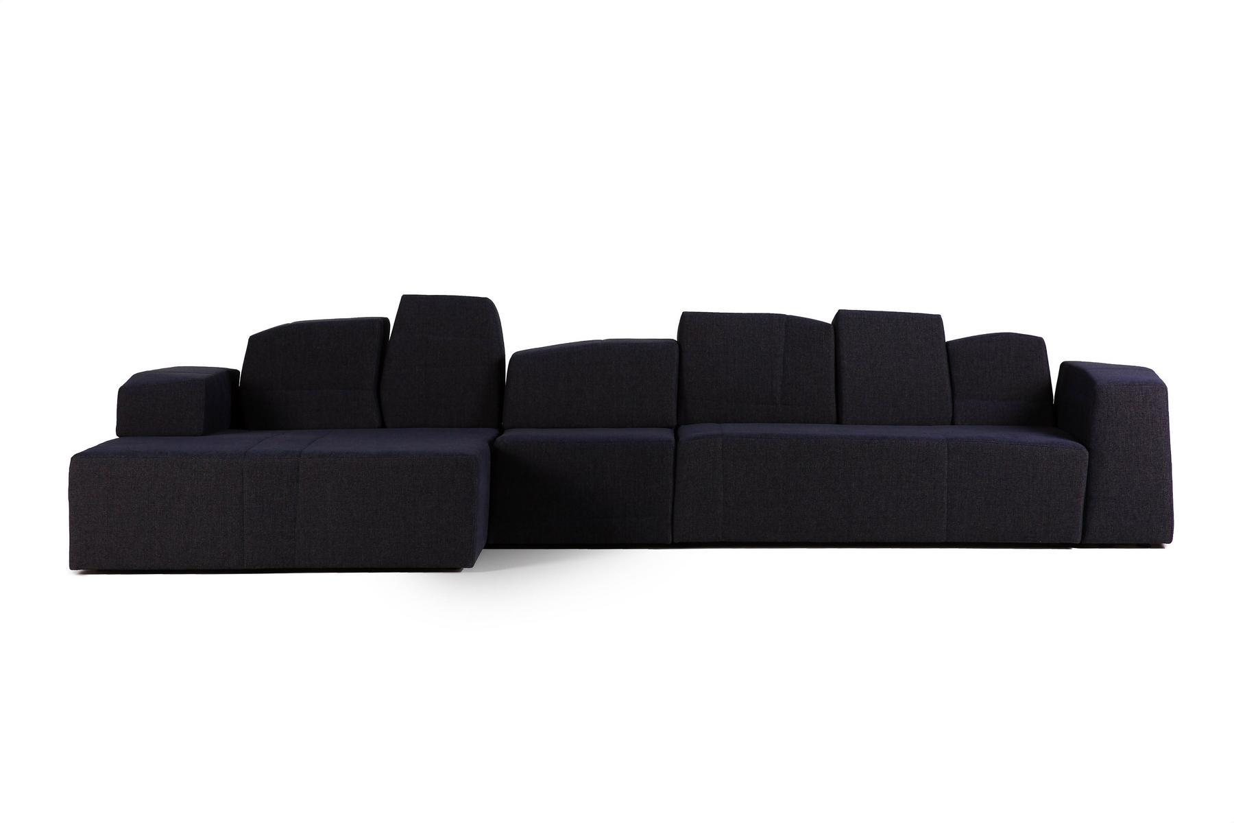 Sectional modular fabric sofa | Something Like This by Moooi