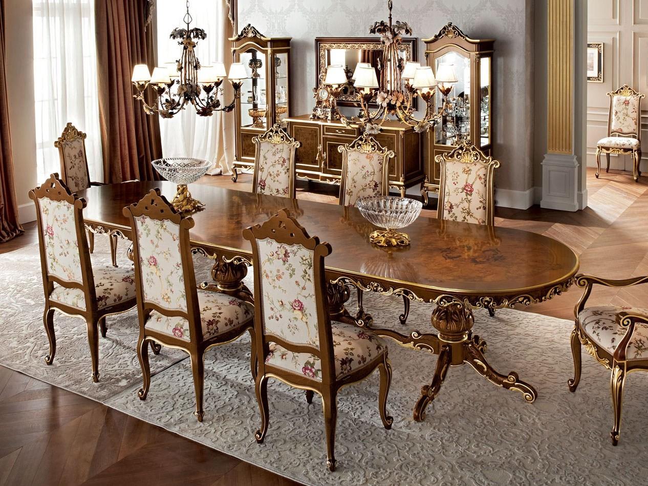 Solid wood dining table | 12137 by Modenese Gastone