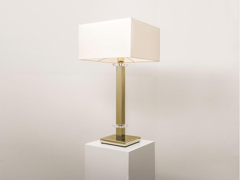 Direct-indirect light metal table lamp with Swarovski® crystals | Swinging Ballet T1 by Ilfari