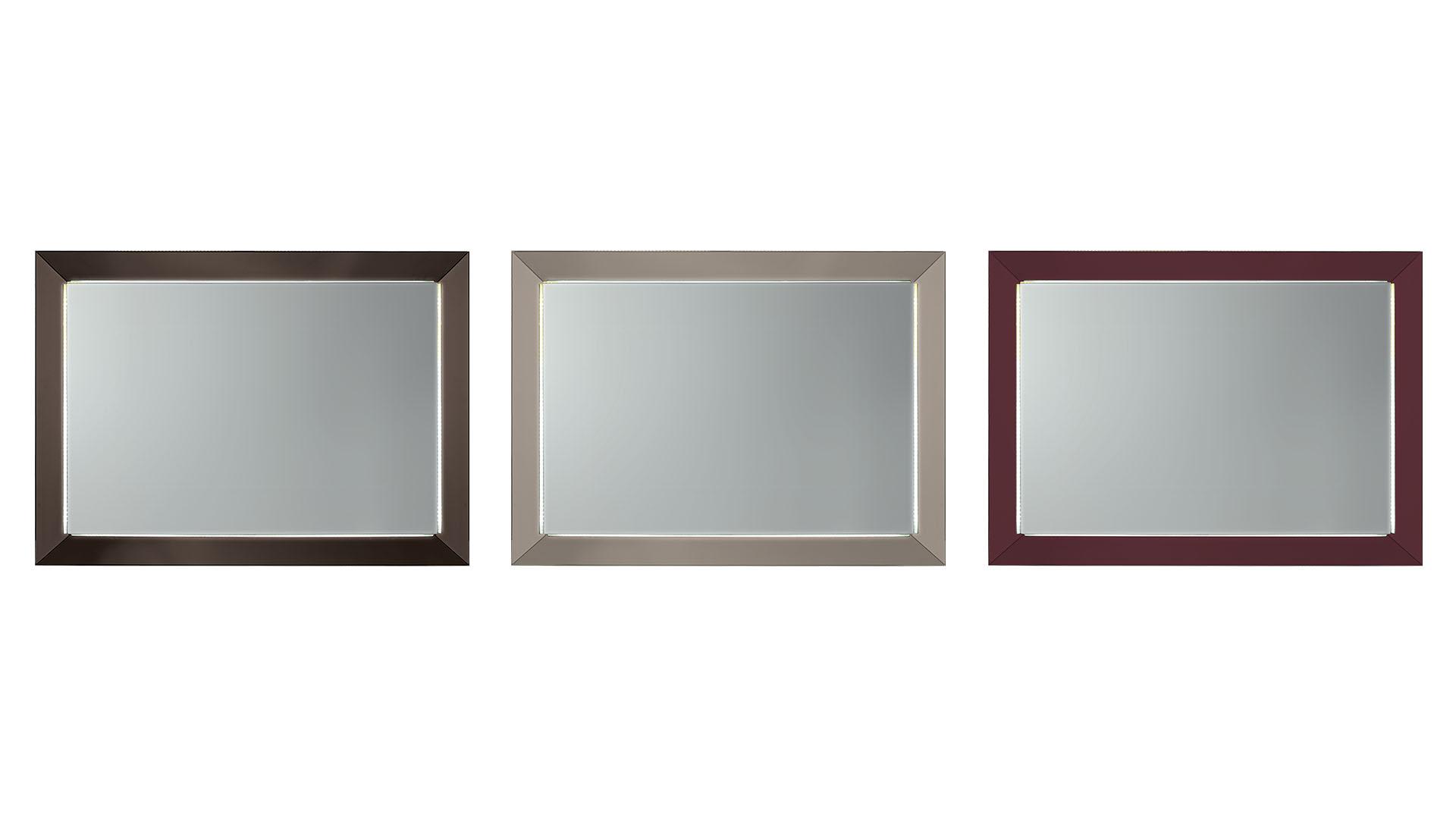Rectangular wall-mounted mirror | Prisma by Reflex