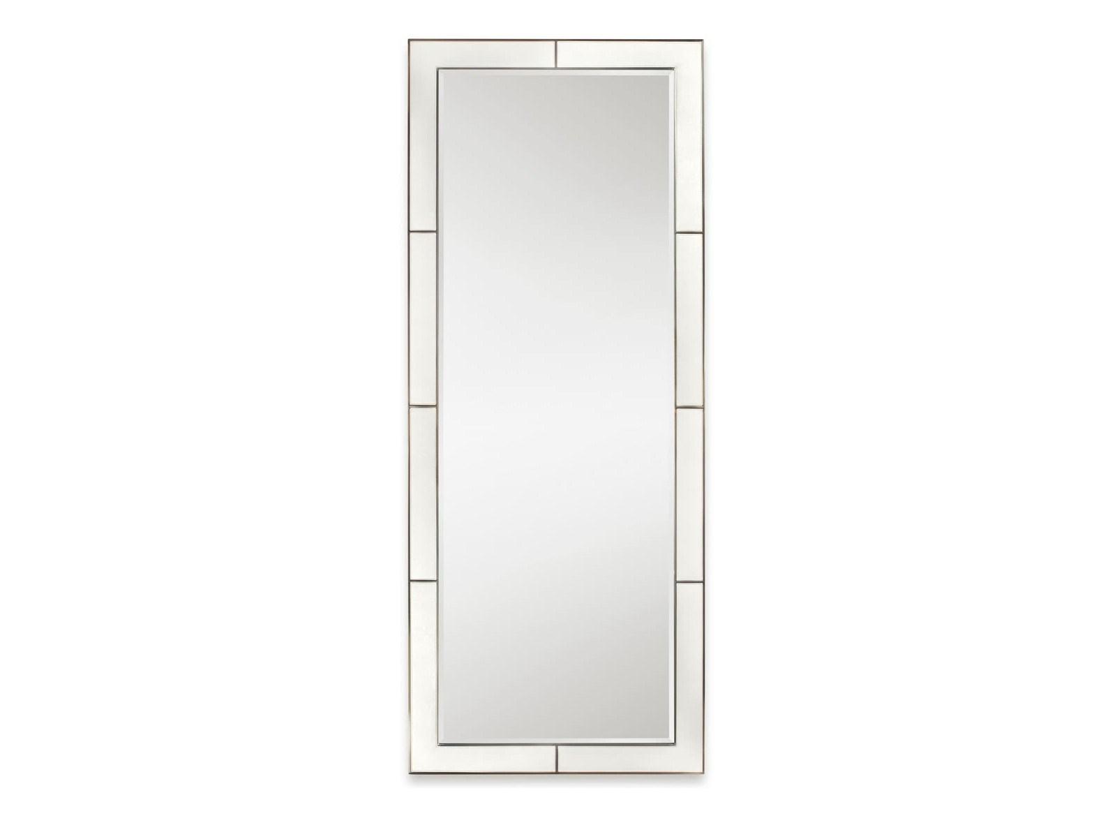 Rectangular leather mirror | Amelia by Cantori