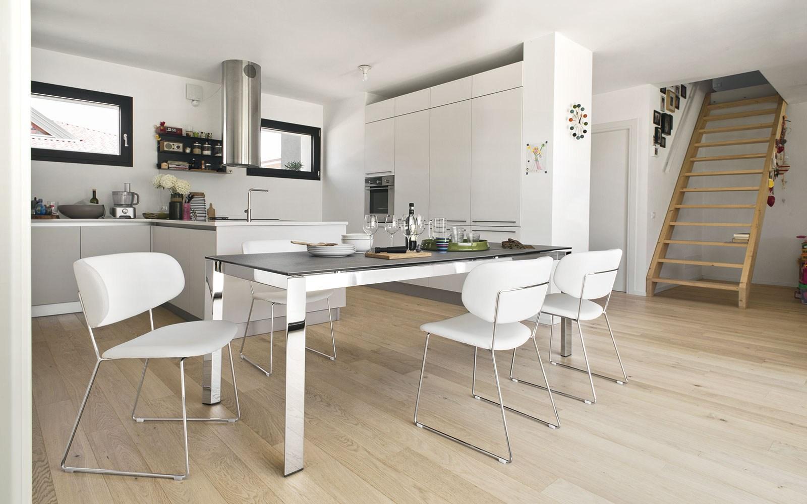 Extending rectangular dining table | Duca by Calligaris
