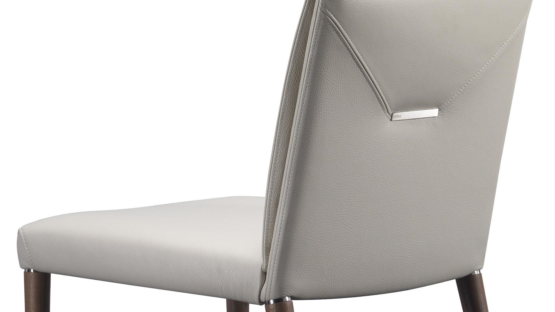Upholstered leather chair | Soft by Reflex