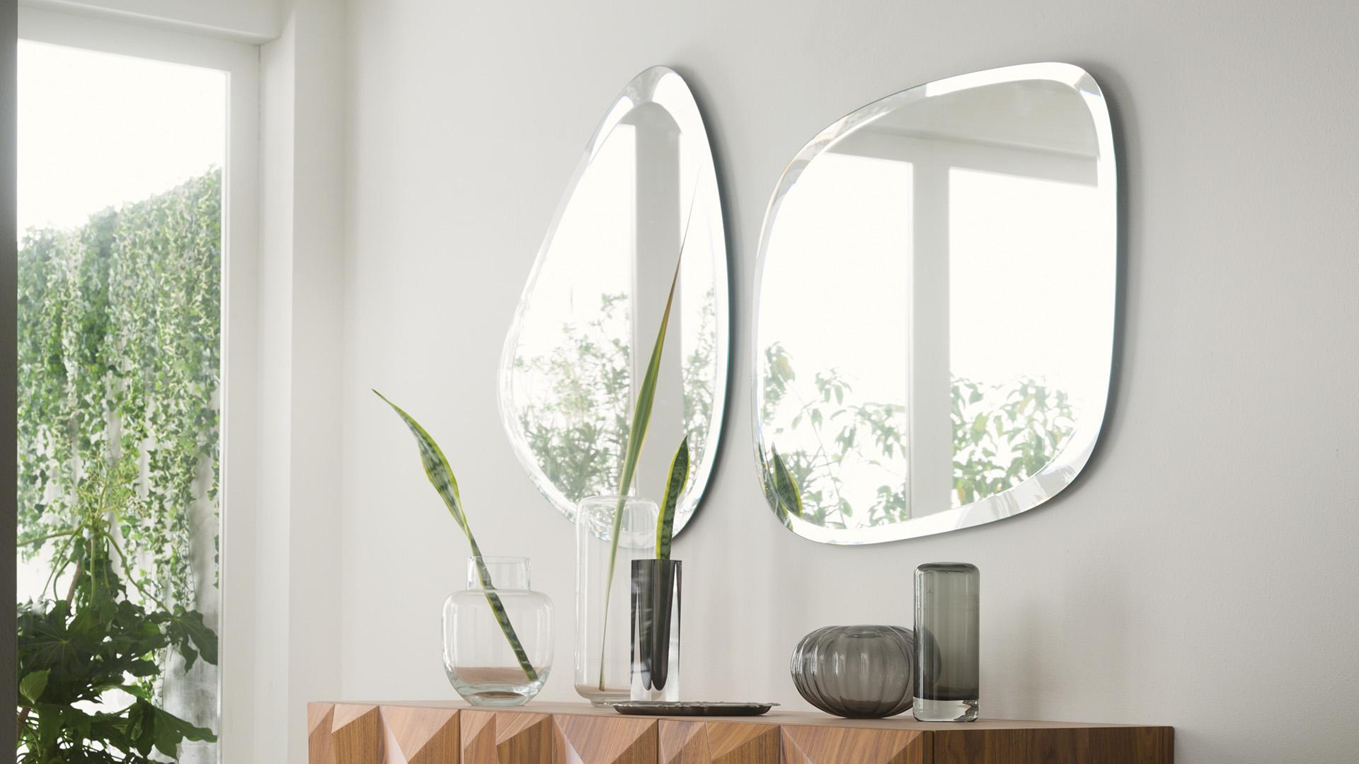 Wall-mounted mirror | Seventy by Reflex