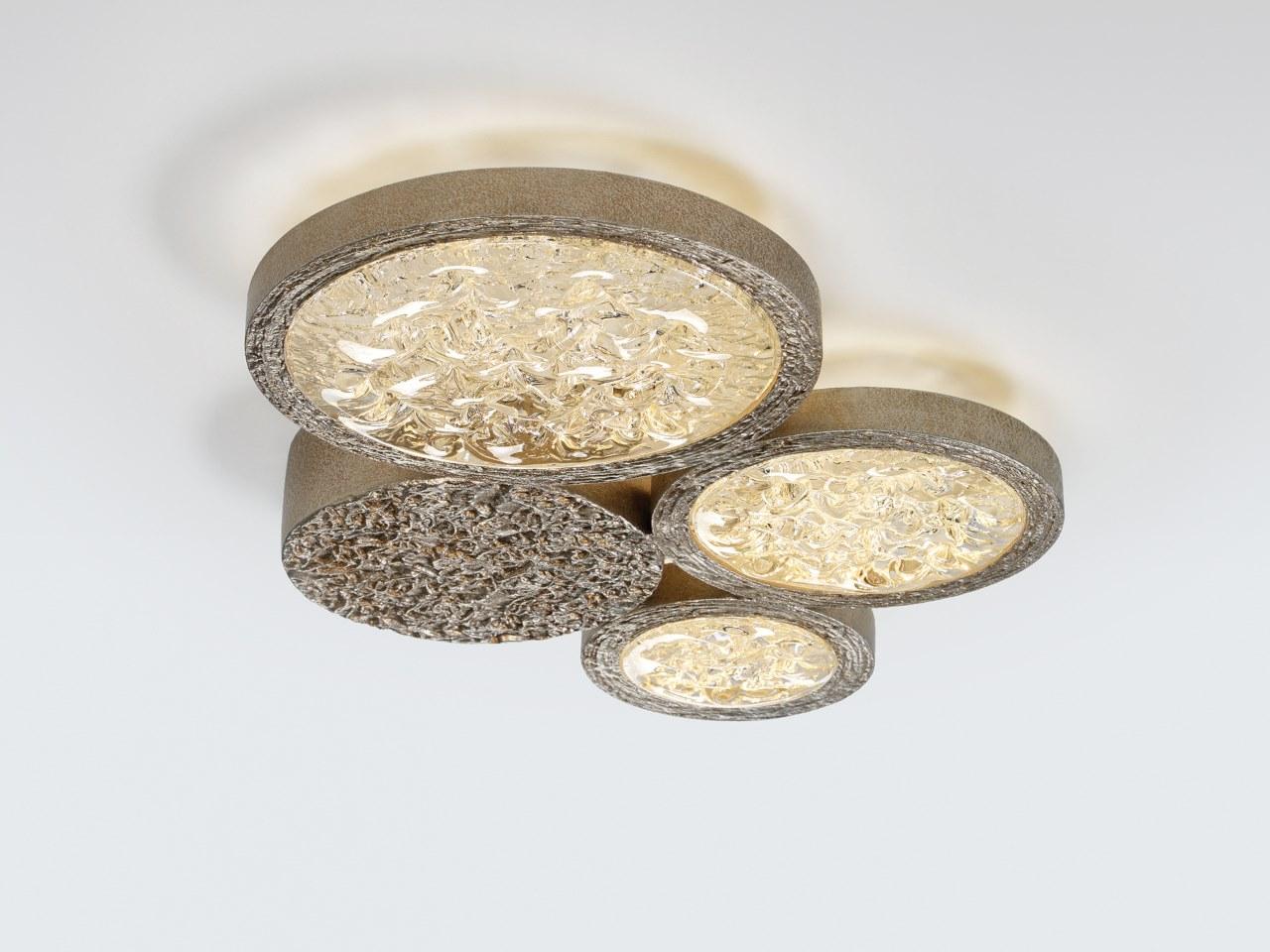 Bronze wall lamp / ceiling lamp | Luna Ap1459 by Serip