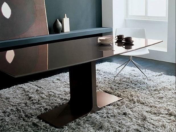 Rectangular glass table | Palace by Sovet