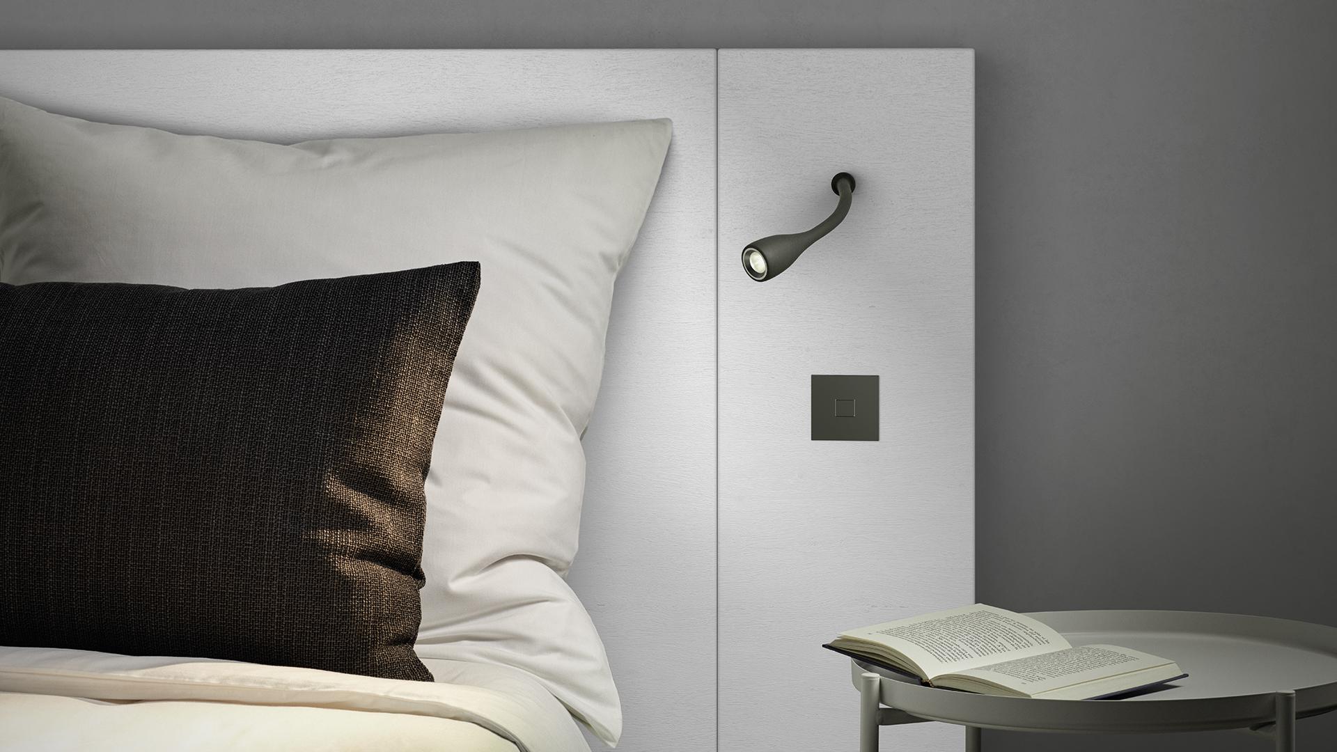 Adjustable silicone reading lamp | Dream Recessed by Arkoslight