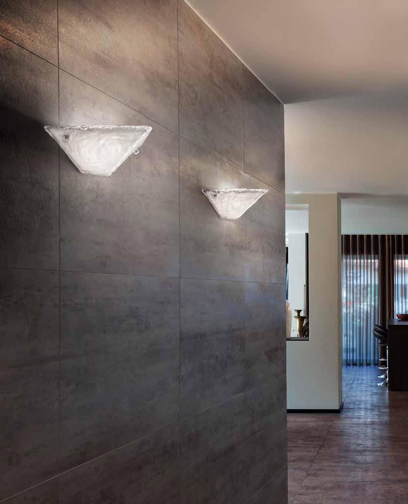 Glass wall light | Memmo by Sylcom