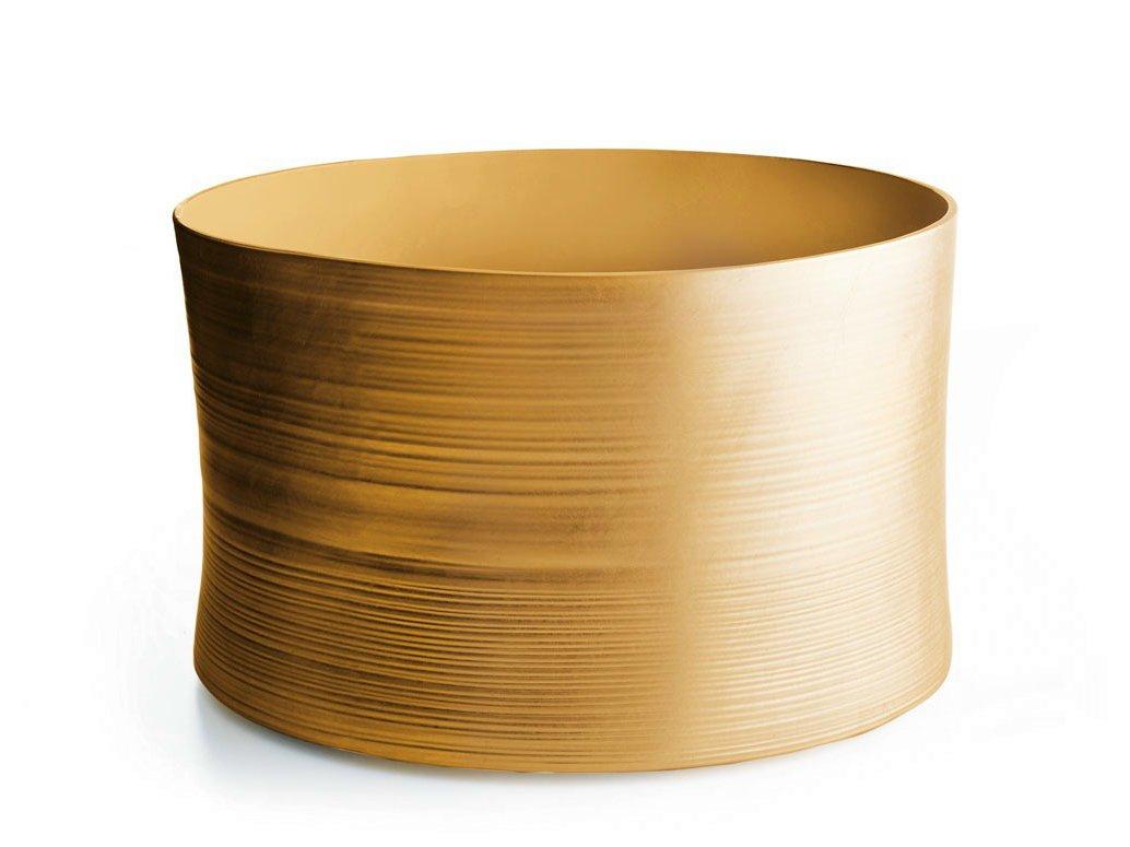 Ceramic pouf / coffee table | Gold by B&B Italia