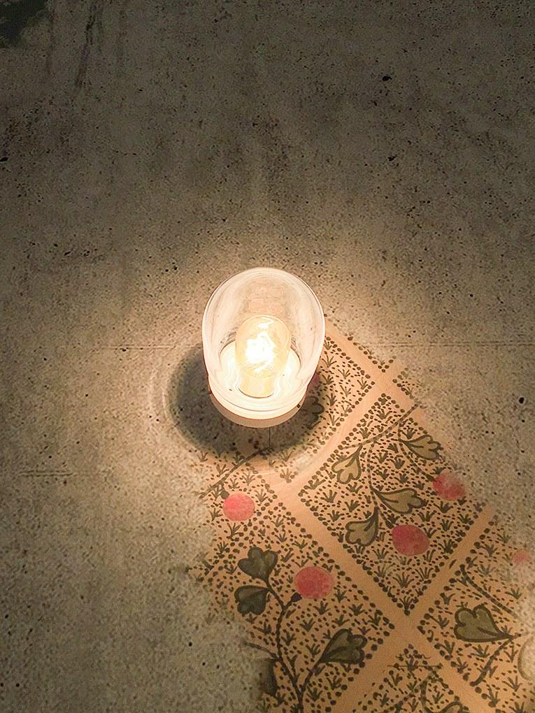 LED glass ceiling light with dimmer | Dropz by Dark