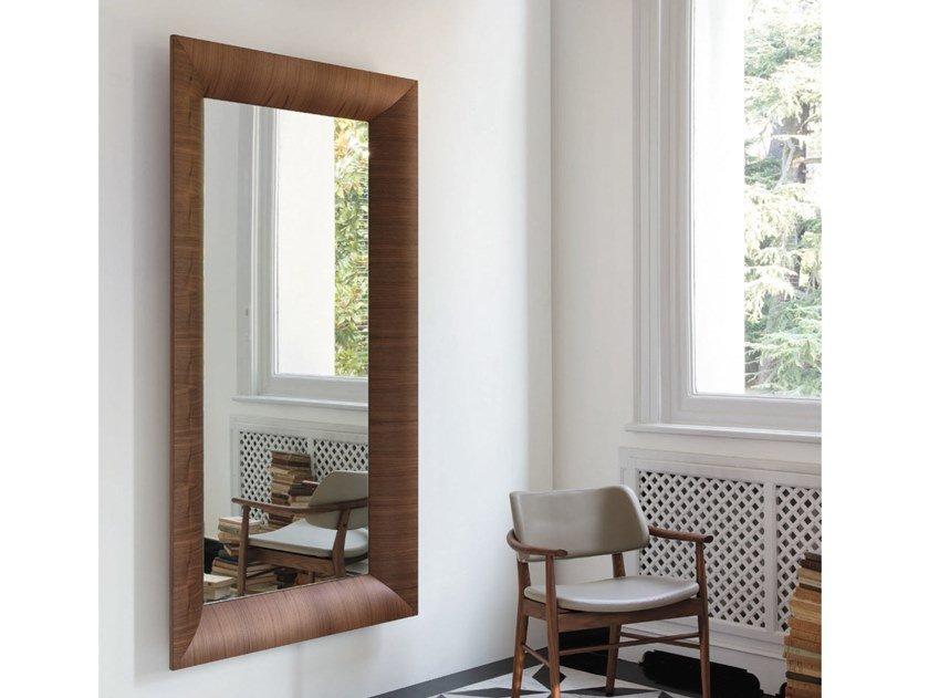 Rectangular wooden framed mirror | Triple by Porada