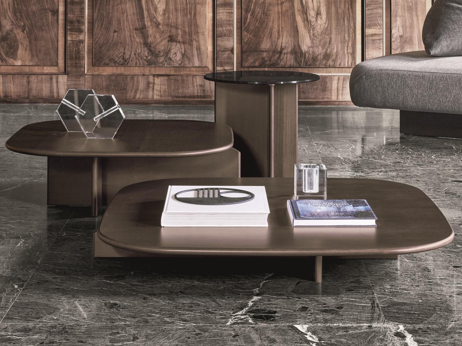 Square wooden coffee table | Polyura by Ditre Italia