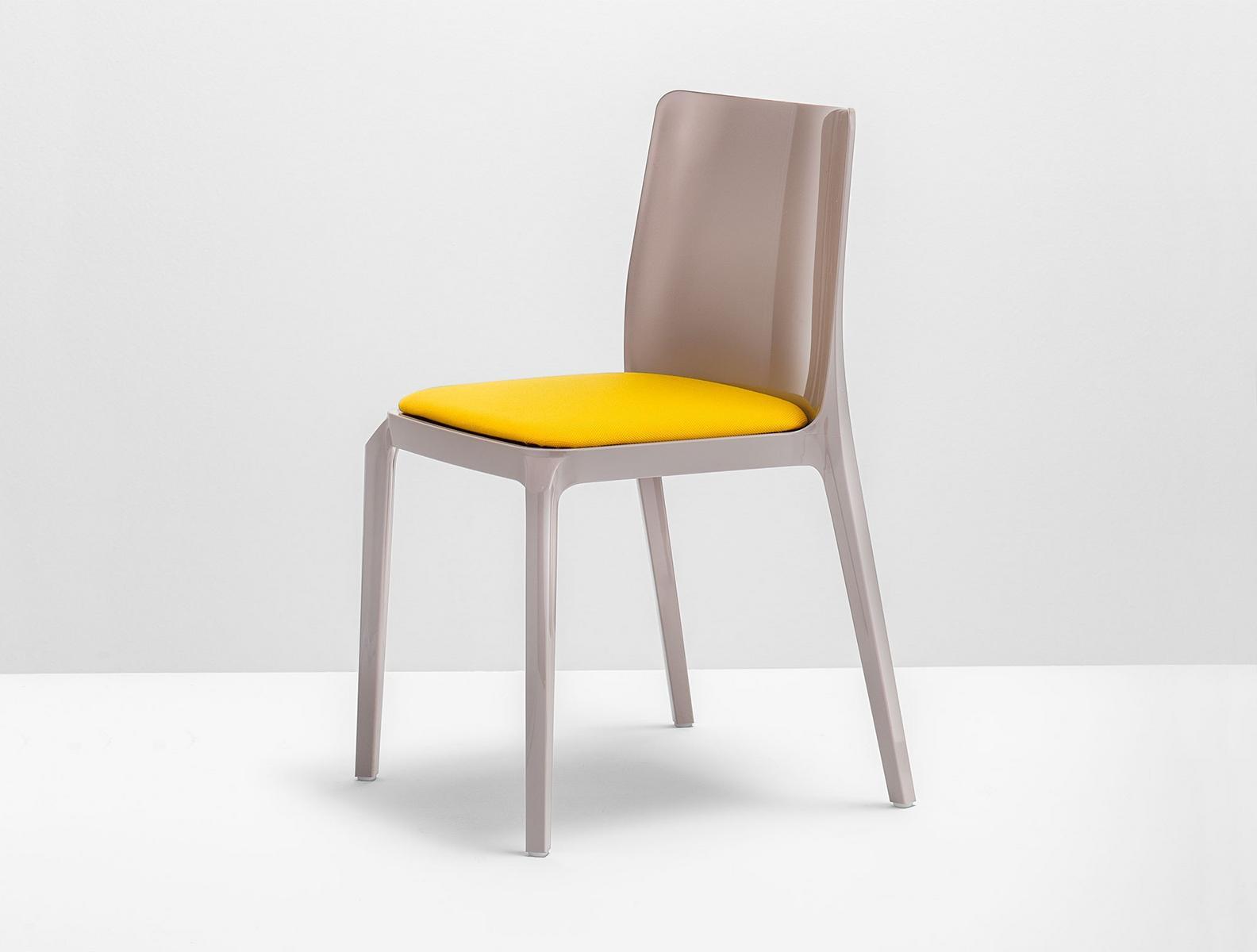 Stackable polycarbonate chair | Blitz 640 by Pedrali