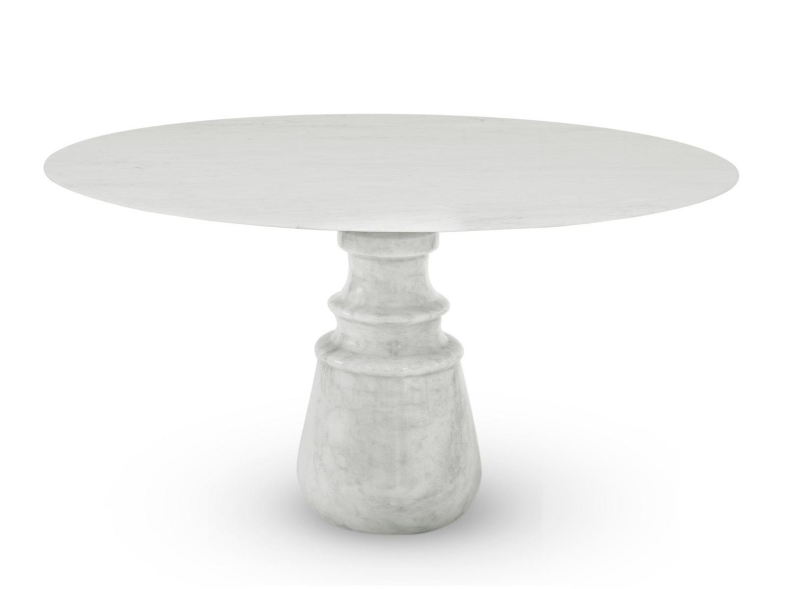 Round marble dining table | Pietra Round by Boca Do Lobo