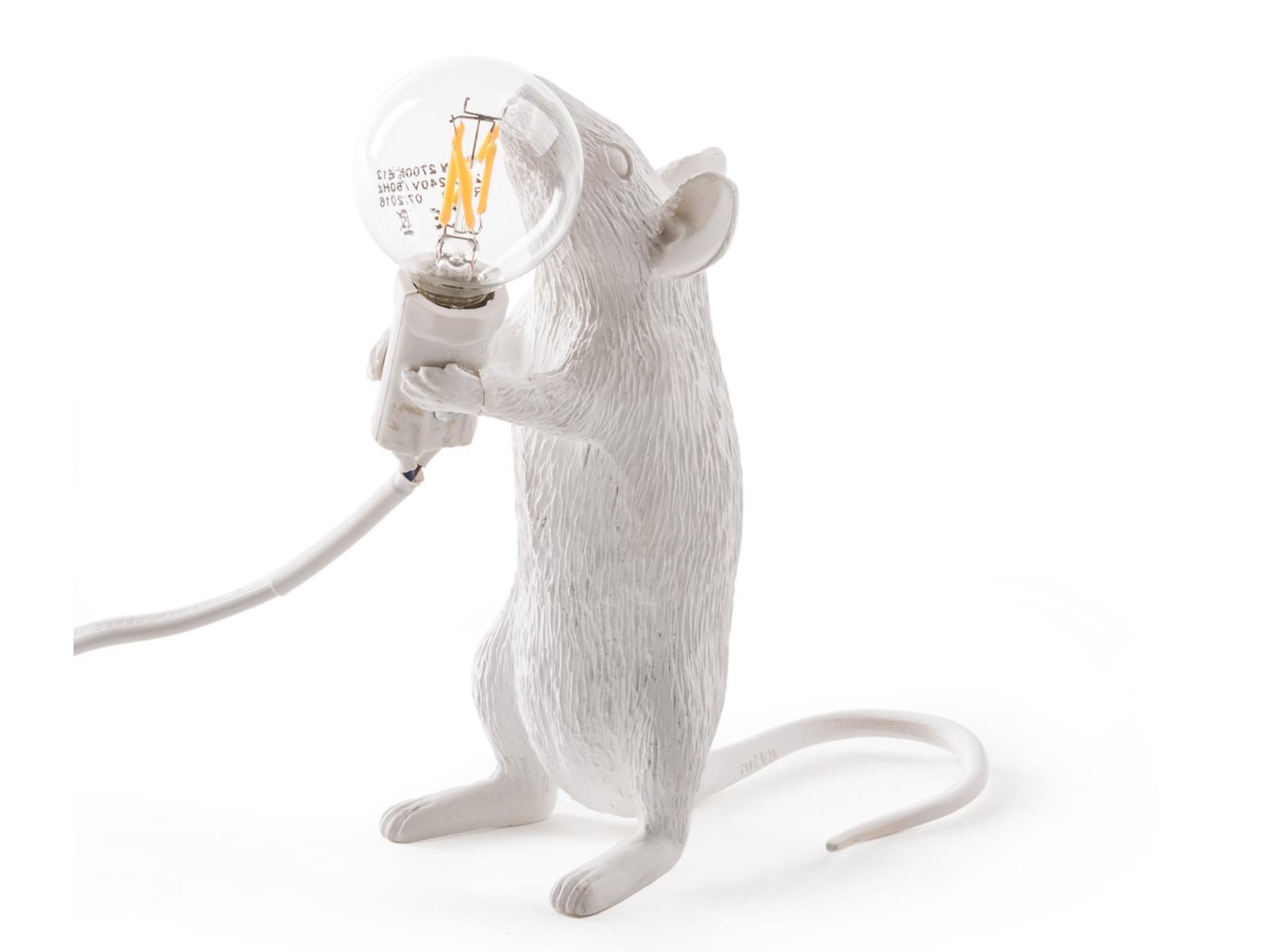 LED resin table lamp | Mouse Lamp Standing - Step by Seletti