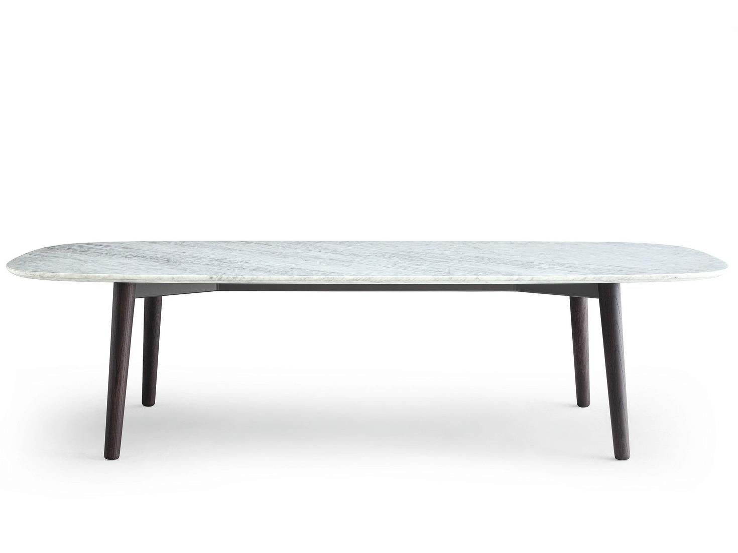 Rectangular marble table | Mad Dining Table by Poliform