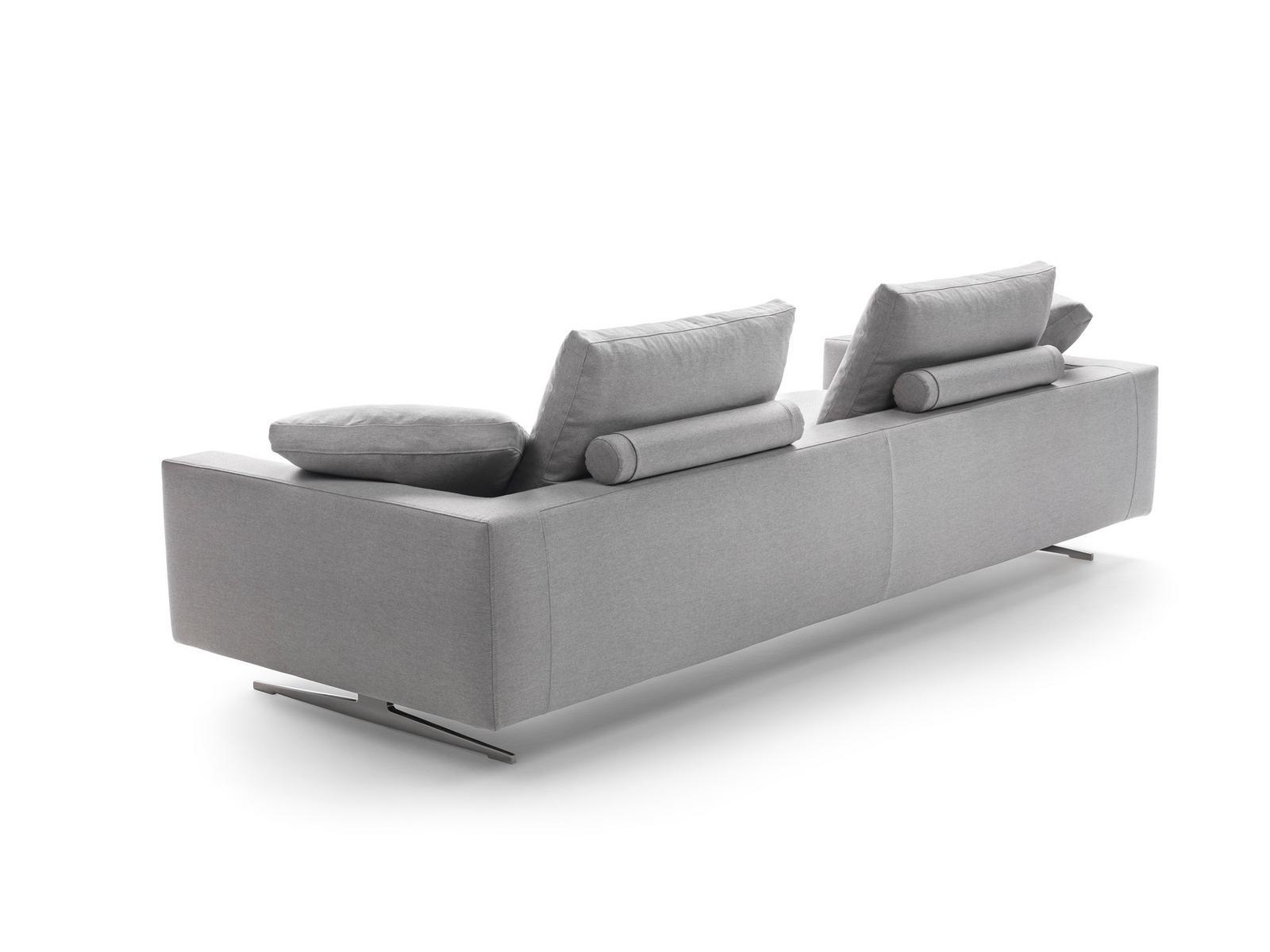 Sectional 3 seater fabric sofa | Campiello by Flexform