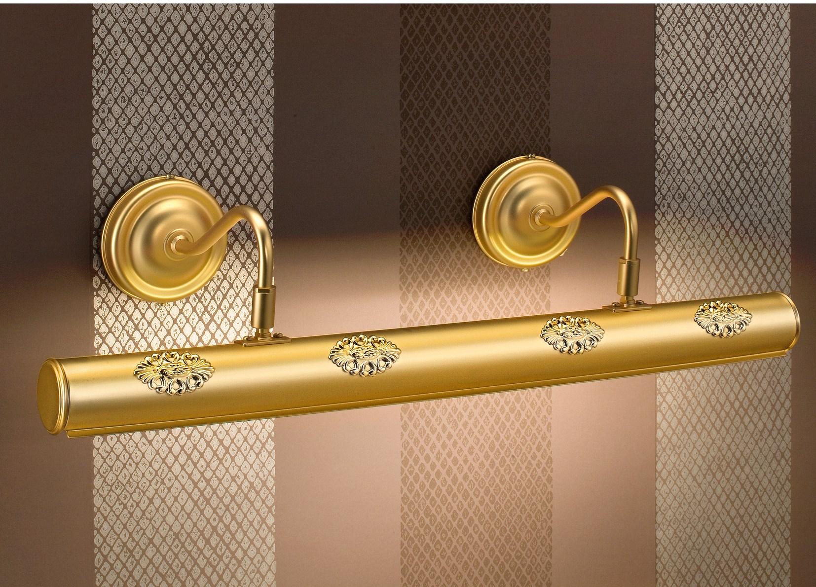 Direct light halogen metal wall lamp | Brass & Spots Ve 858 A1p/a2g/a4 by Masiero