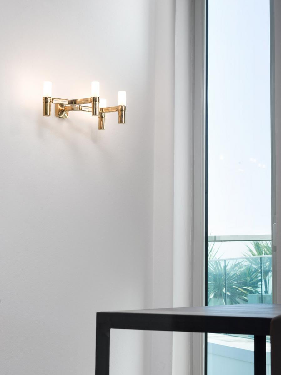 Die cast aluminium wall lamp | Crown by Nemo