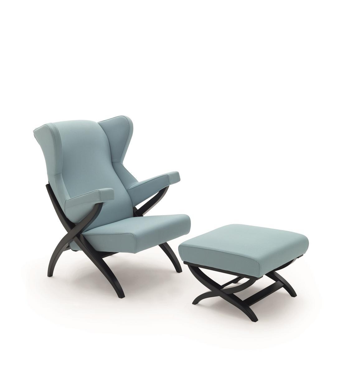Fabric armchair with armrests | Fiorenza by Arflex