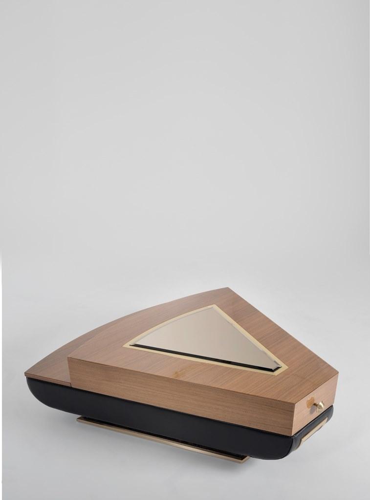 Sectional curved leather sofa | Adone by Mantellassi 1926