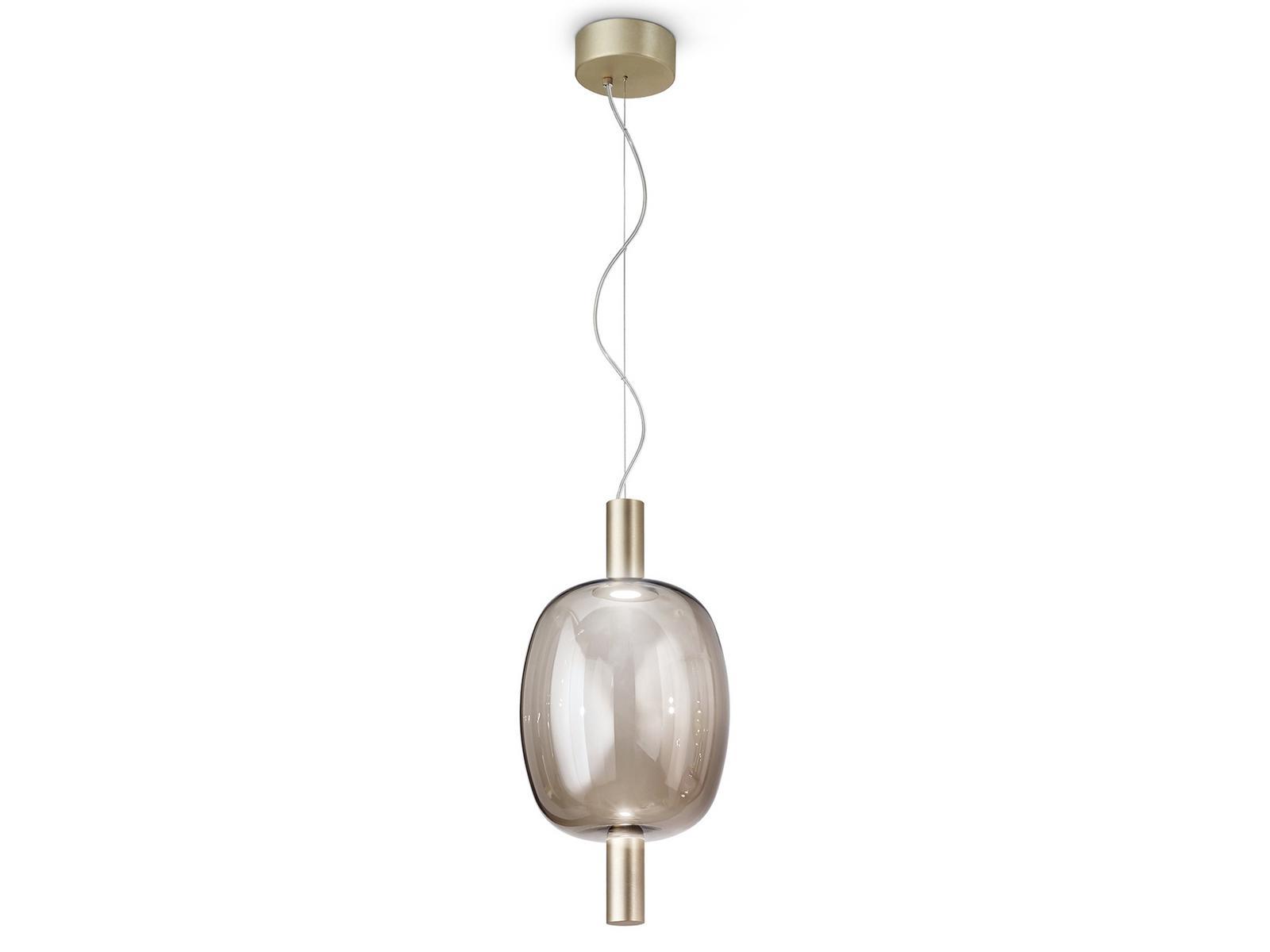 LED direct light glass pendant lamp | Riflesso Sp 2 by Vistosi