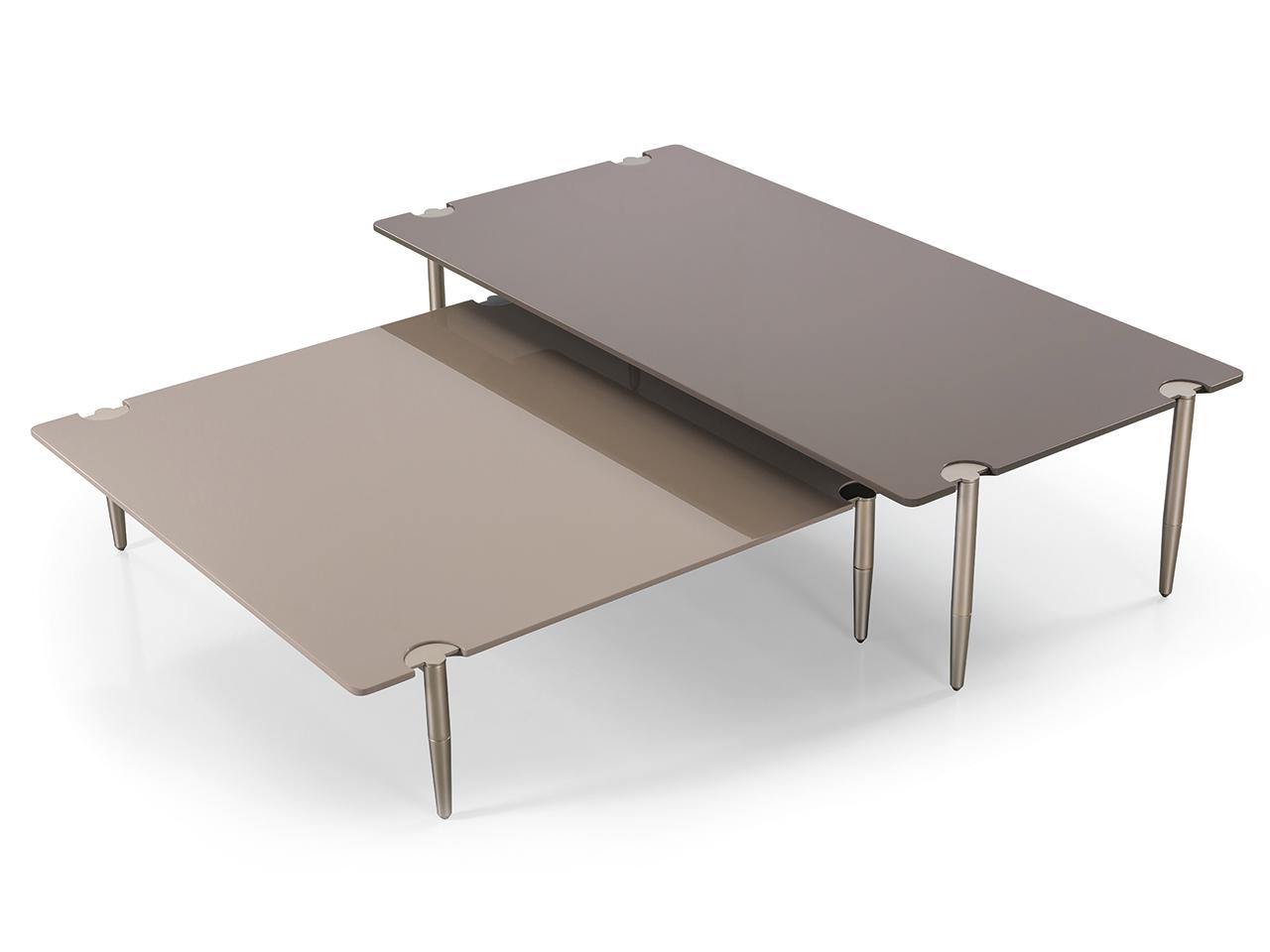 Square wooden coffee table | Zero by Turri