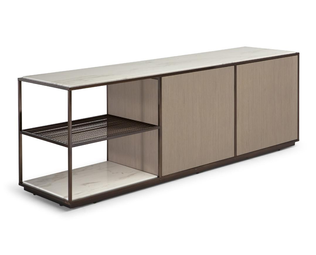 Sideboard with coplanar doors | Fil Rouge by Natuzzi Italia