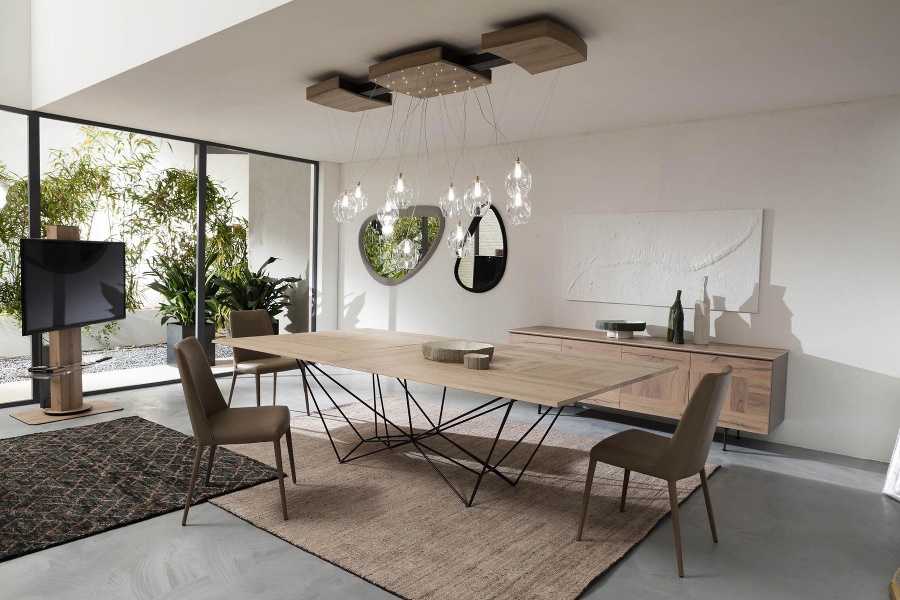 Extending wooden table | Fil8 by Ozzio Italia
