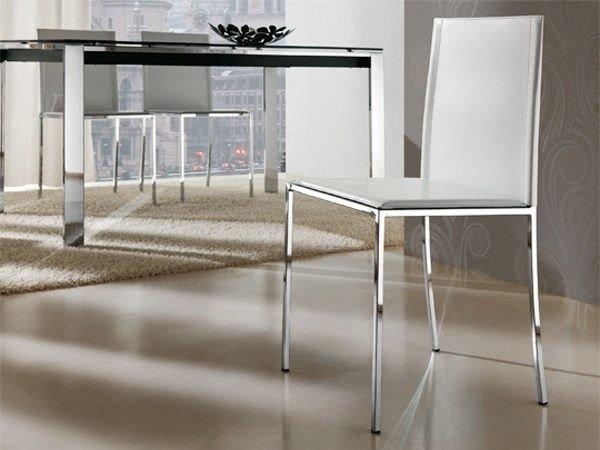 Leather chair | Alice by Riflessi