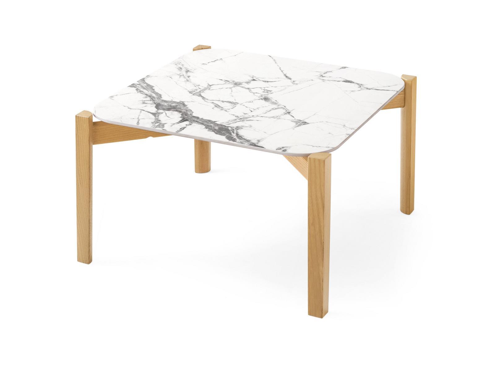 Square ceramic coffee table | Palette by Calligaris