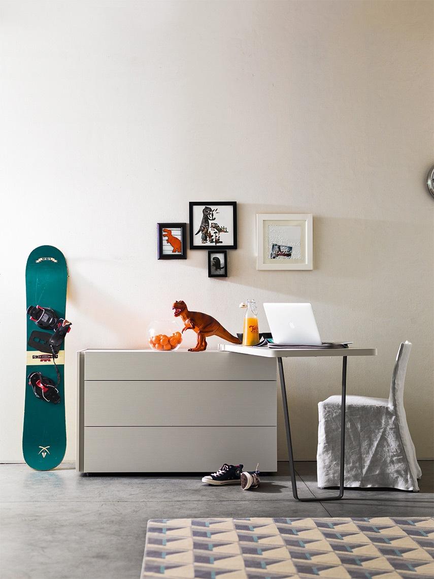 Rectangular lacquered chest of drawers with integrated handles | Da-Do system by ALF Dafre