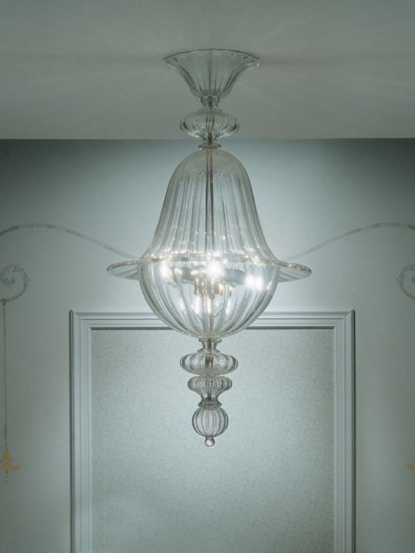 LED blown glass ceiling lamp | 3517 by Leucos