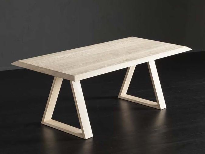 Rectangular wooden dining table | Rio + Mekano by Altacorte